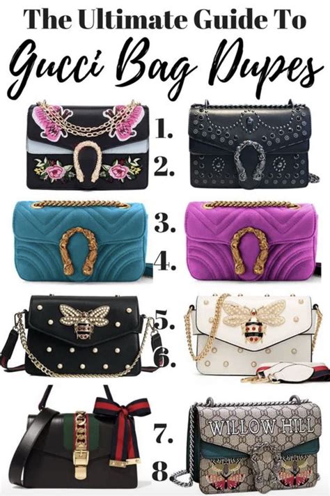 best gucci bag dupes|gucci knockoff bags.